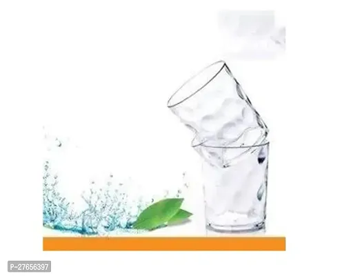 Stylish Plastic Transparent Juice Glass For Drinking And Serving-thumb0