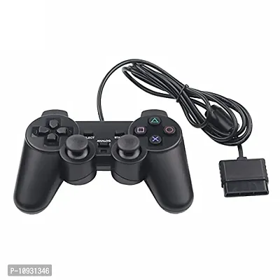 Twin Vibration Wired Analog Controller Compatible for PS2 PS1 PSX - Dual Vibration Gamepad Remote Joypad - Compatible with playstation2-thumb0