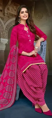 Elegant Silk Dress Material with Dupatta For Women