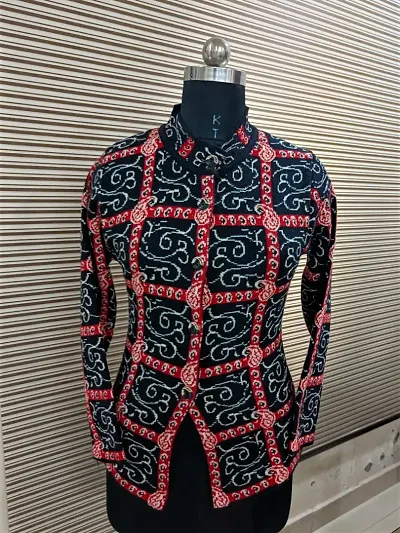 Women Printed  Full Sleeve Sweater For Women