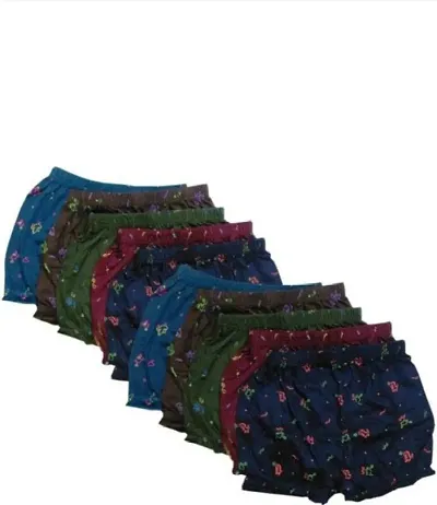 Printed Cotton Blend Panty Combo for Girls