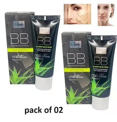 BB Cream with Aloe Vera Extract 45 ml-Shade A, Natural Care Of Skin Day Moisturizing (PACK OF 02) ||A1||