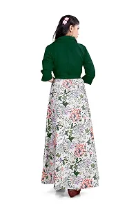Aarya Designer Women Crepe Collar Neck Full Lenth Dresss || Stylish Gown for Girls || Full Length Gown for Women  Girls-thumb2