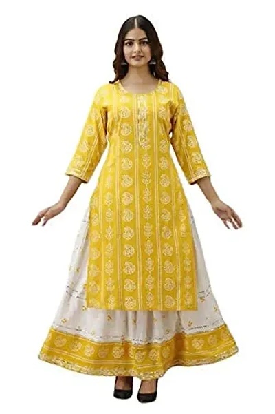 Stylish Rayon Anarkali Kurti For Women