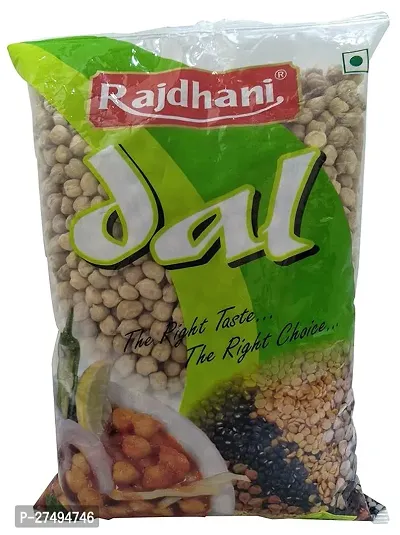 Rajdhani Pulses - Chana Kabuli, 1Kg Pouch-thumb0