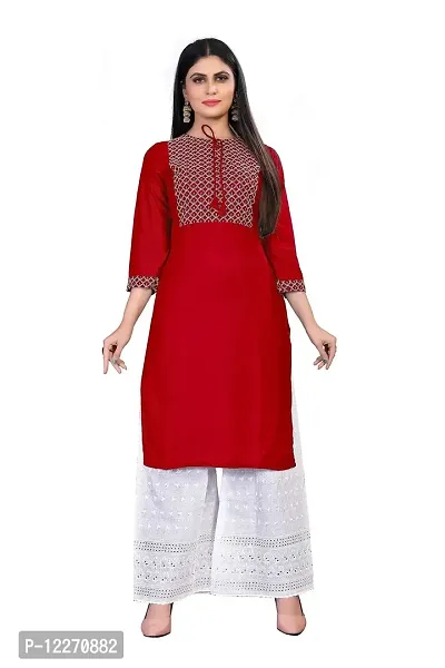 LADKU New Sequince With Emebroidery Work Rayon And Plazzo Kurta Set-thumb0