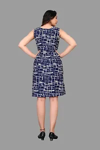 LADKU Women's Synthetic a-line Knee-Long Dress (X-Small)-thumb1