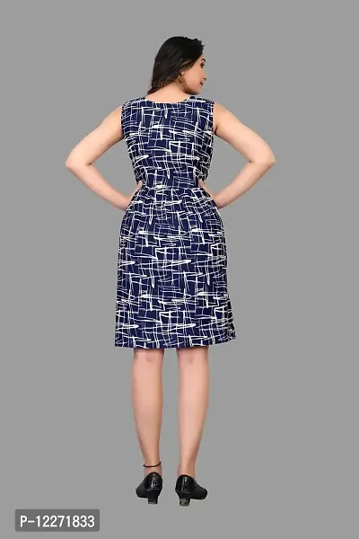 LADKU Women's Synthetic a-line Knee-Long Dress (X-Small)-thumb2