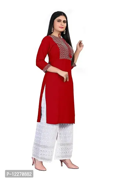 LADKU New Sequince With Emebroidery Work Rayon And Plazzo Kurta Set-thumb3