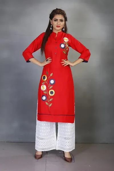 Beautiful Silk Stitched Kurta for Women