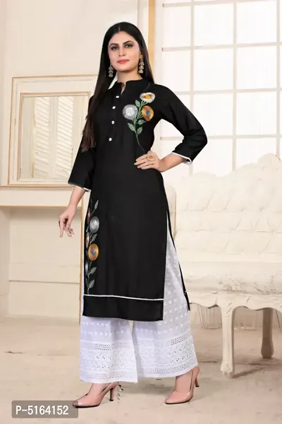 Trendy Beautiful Rayon Stitched Kurta Bottom Set-thumb3