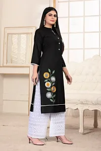 Trendy Beautiful Rayon Stitched Kurta Bottom Set-thumb3