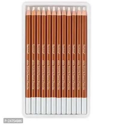 sabahz Keep Smiling White charcoal pencils Pencil (Brown)