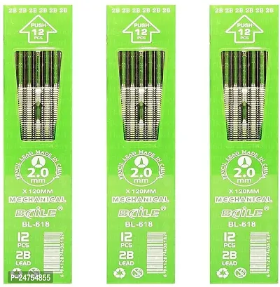 53 Arts Mechanical Lead Core 2B Pencil Refill Pencil (Black)