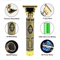 Hair and Beard Trimmer For Men Buddha Style Trimmer, Professi-thumb3