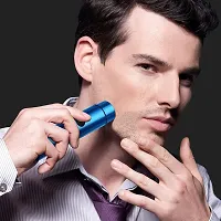 Mini Portable Electric Shaver for Men and Women, Portable Electric Shaver, Unisex Travelling Washable USB Beard Shaver and Trimmer for face,under Arms Painless Shaving Wet and Dry Use and Low-Noise-thumb1