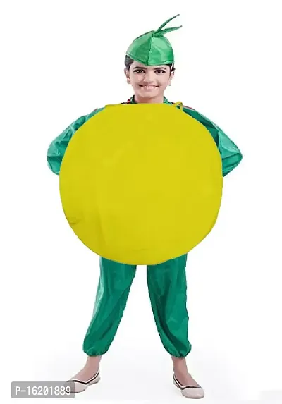 Buy Fancy Steps Fruits And Vegetable Fancy Dress Costume For Kids Costume Wear Cutout With Jumpsuit lemon small Online In India At Discounted Prices