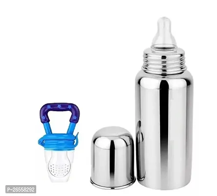 Fancy Steps HappyFeed Baby Milk Bottle MilkMagic Baby Bottle Infant Feeding Bottle (Blue-1)