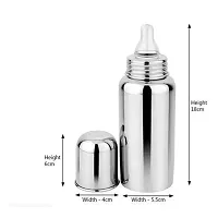Urika Baby Feeding Bottle Stainless Steel for Kids Steel Feeding Bottle for Milk.Zero Percent Plastic No Leakage with Internal(pack of1)-thumb2