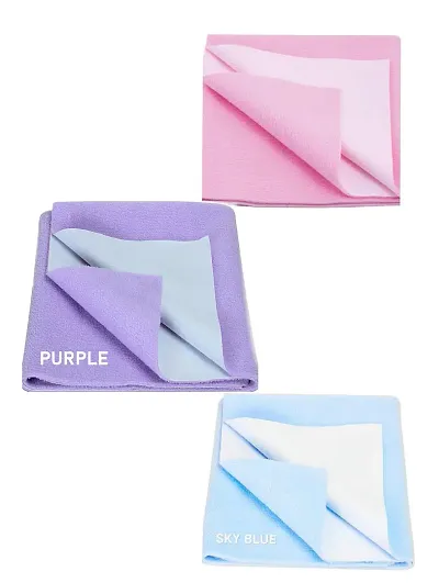 Comfortable Fleece Solid Baby Bedsheet