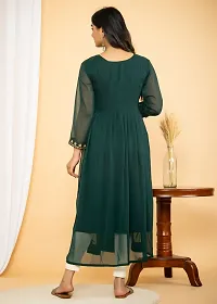 Classic Georgette Embroidered Kurtis For Women-thumb3