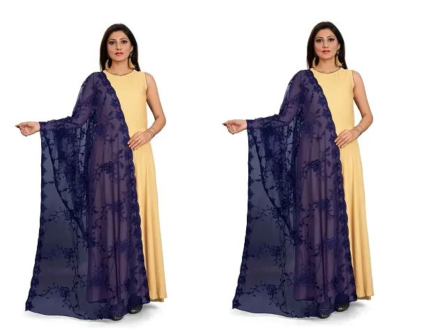 Stylish Women Net Dupatta Pack of 2