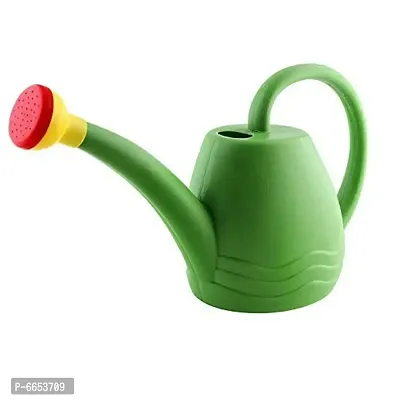 Plastic Watering Can for Plants (Green) (1.8 Litre)-thumb0