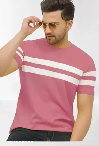 Regular Fit Round Neck Casual T-shirts for Men