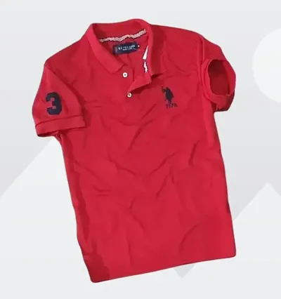 Mens Solid Classy Polo T-shirt