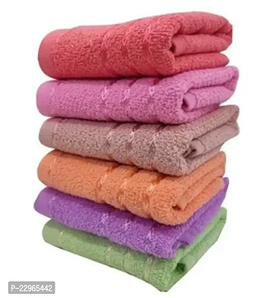Fancy Cotton Towels Pack Of 6-thumb0