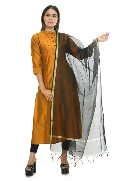 MOEZA Banarsi Piping Dupatta