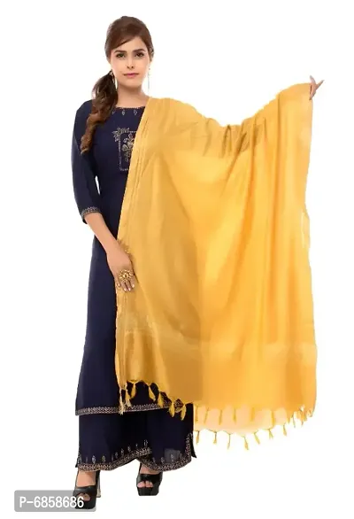 Trendy Attractive Cotton Dupatta for Women-thumb0