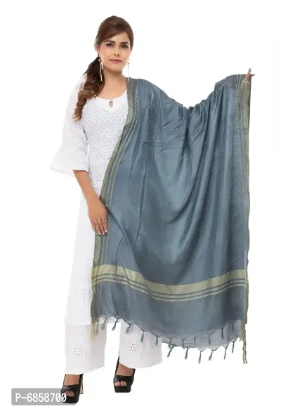 Trendy Attractive Cotton Dupatta for Women-thumb0