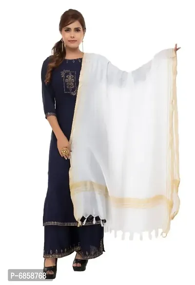 Trendy Attractive Cotton Dupatta for Women-thumb0