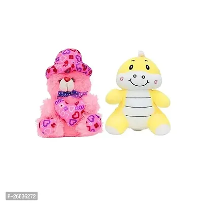 BAMANI Teddy Bear  Baby Monster Cute Soft Plushie Stuffed Toy for Kids Small Soft Toys Perfect Plush Toys for Gifting-Combo Toys (Pack of 2)