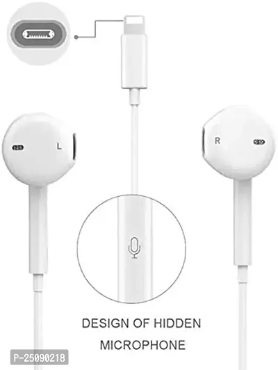 Lighting in-Ear Headphones Earphones for Lighting Device Earphones with Mic and Volume Controller, High Bass Headphones for Mobile, Wired Earphones | Earphone Like Wired Stereo Deep Bass-thumb4