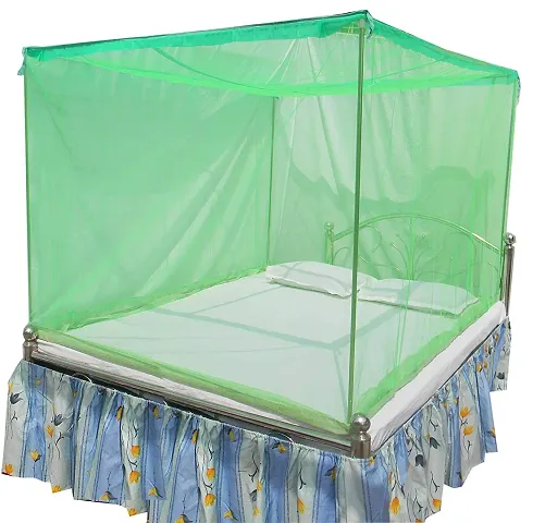 Trending Single, Double,King,Queen Bed Poly Cotton Edge Traditional Mosquito Net