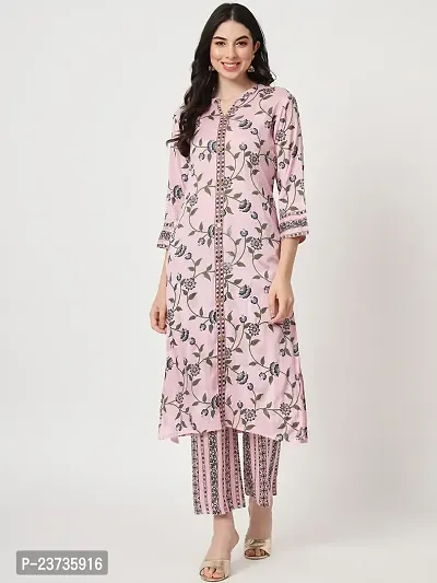 Fancy Viscose Silk Kurta Set For Women-thumb2