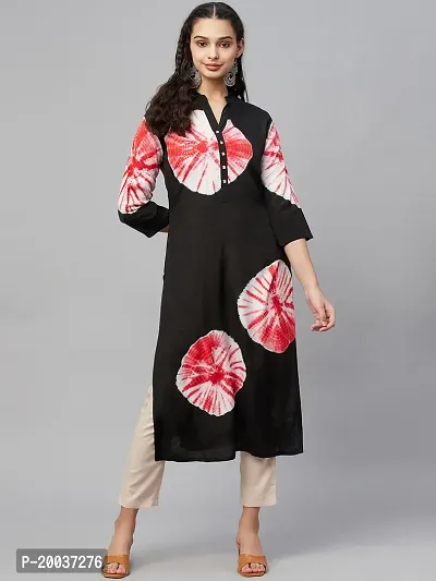 Straight Black  Silk Blend Kurta, Bottom Set For Women