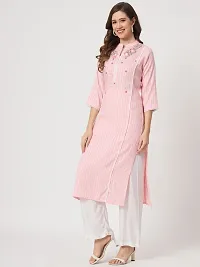 Fancy Viscose Kurtis For Women-thumb1