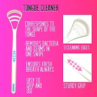 BigBro Toothbrush with Extra Soft Bristles with Toothbrush Case Cover (3pc) + Plastic Flexible Tongue Cleaner (3pc) + Dental Floss (10pc) for Adults Women and Men (Super Saver Utility Pack)-thumb4