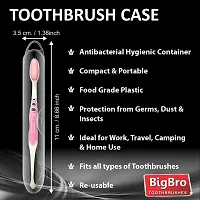 BigBro Toothbrush Extra Soft Bristles with Case Cover for Adults Men and Women Multicolour (Super Saver Combo Set of 3)-thumb4