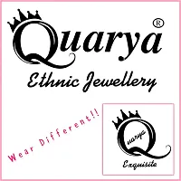 Quarya Oxidised Golden Bangle Bracelet Kadda with Jhumki Latkan Tassels Charms Adjustable Churri Stylish Latest Fashion Trend for Girls and Women (1 pc. Gift Wrapped Box)-thumb4