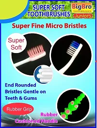 BigBro Kids Toothbrush Extra Soft Bristle with Cover Cartoon Shape Designer Fancy Super Saver Combo for Children For Boys and Girls (Ages 2+) (Set of 3) Multicolor-thumb3