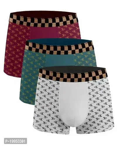 Stylish Multicoloured Cotton Blend Briefs For Men 3-thumb0