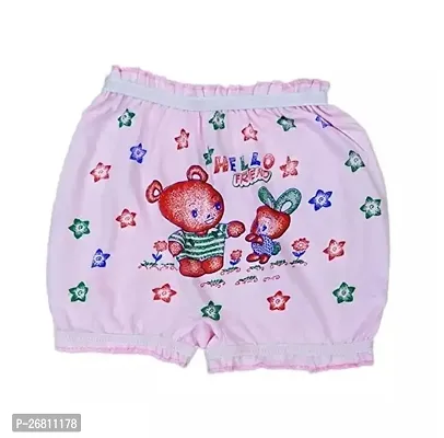 Elegant Pink Cotton Printed Shorts For Boys, Pack Of 1-thumb0