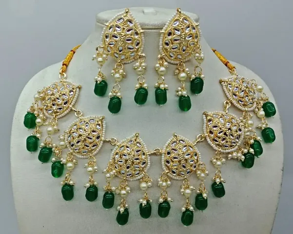 Tilak Design Alloy Artificial Beads Necklace Sets
