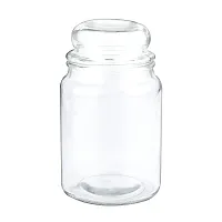 MAGICMOON Glass Spice Jar Container, Air Tight Lid Jar For Kitchen Storage - Set of 2 Piece (Capacity: 600 ML Each)-thumb1