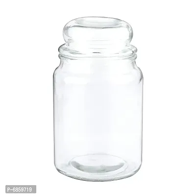 MAGICMOON Glass Spice Jar Container, Air Tight Lid Jar For Kitchen Storage - Set of 2 Piece (Capacity: 600 ML Each)-thumb2