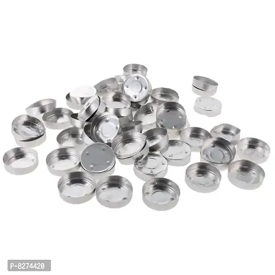 MAGICMOON Tealight Aluminium Cups / Empty Tealight Candle Containers with Collars for Tealight Candle Making - 37 MM Dia. X 11 MM Height (Pack of 1000 Pieces)-thumb3